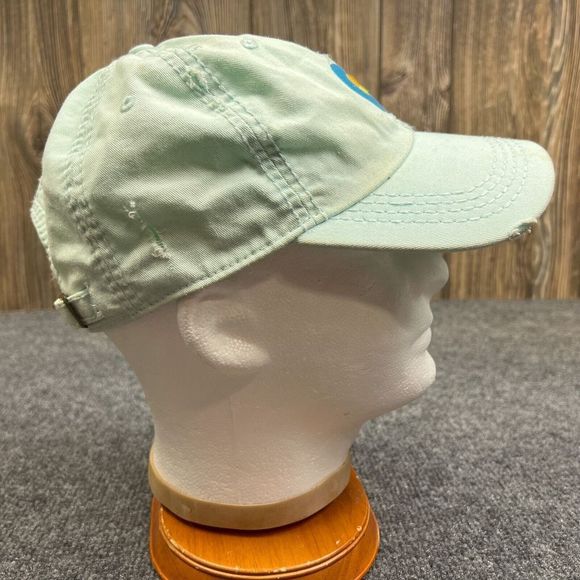 Life Is Good Big Heart Logo Cap Womens Adjustable Embroidered Green Hat - Picture 5 of 9